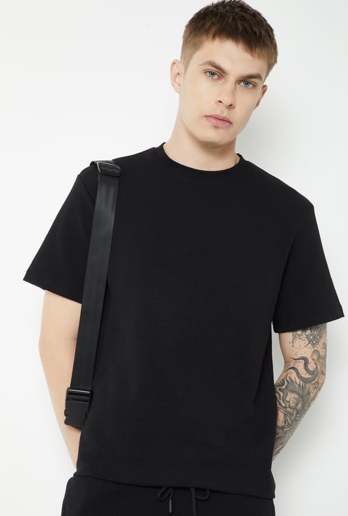 Men Textured Sports T-shirt