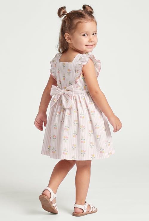 Girls Floral Print Dress