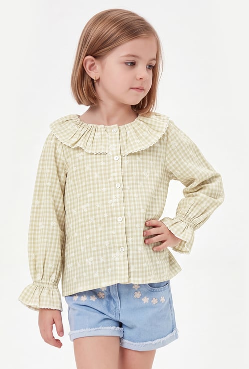 Girls Embroidered Top