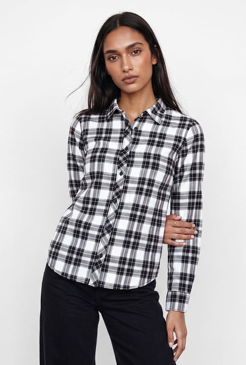 Women Checked Shirt