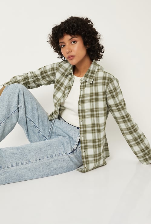 Women Checked Shirt