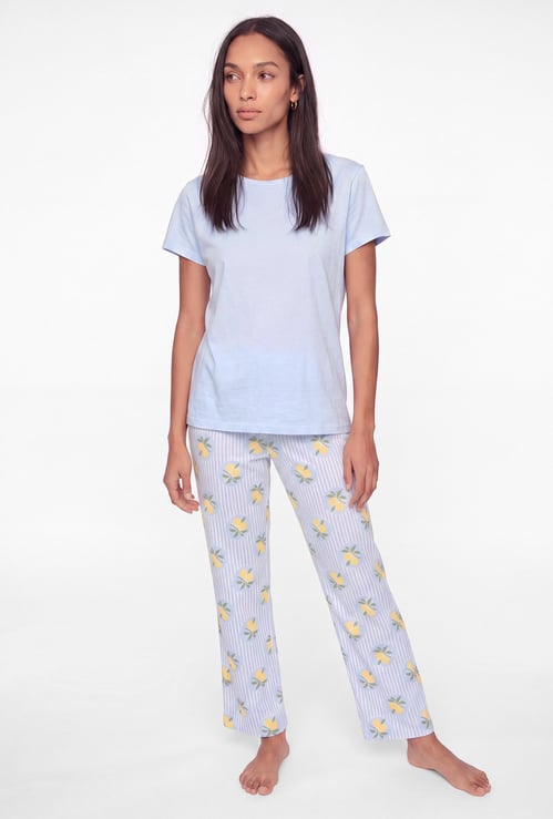 Women Printed PJ Set