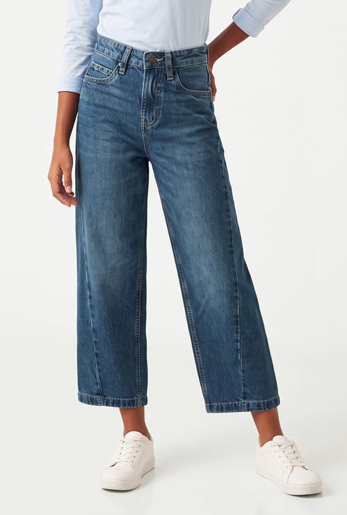 Girls Solid Jeans