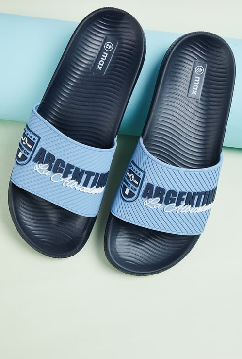 Men Argentina Printed Sliders