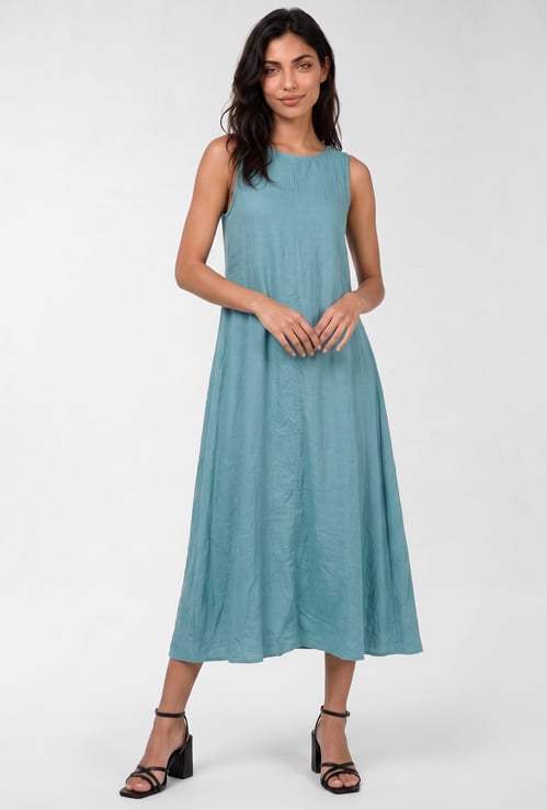 Women A-Line Midi Dress