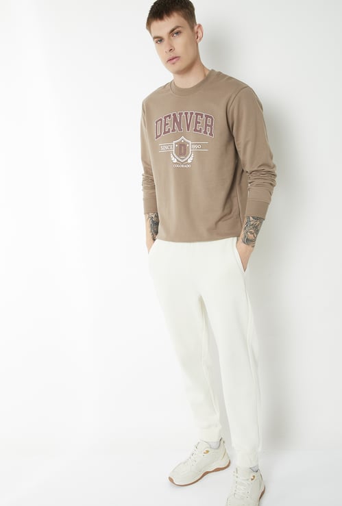 Men Printed Pullover Sweatshirt