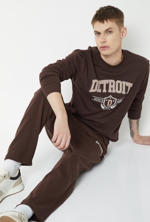 Men Printed Pullover Sweatshirt