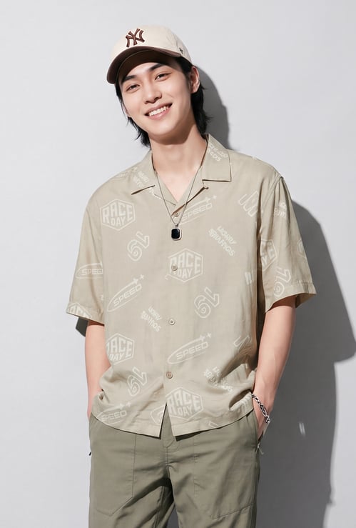URB_N Men Printed Shirt