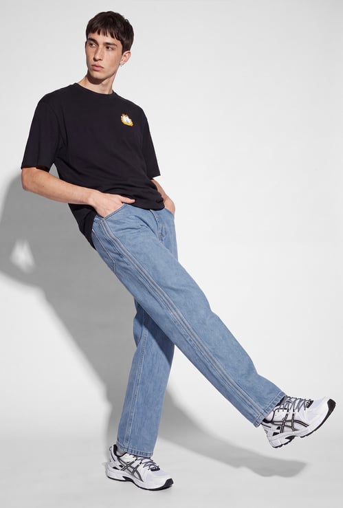 URB_N Men Mid-Rise Loose Trousers