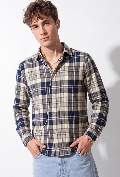 URB_N Men Checked Shirt