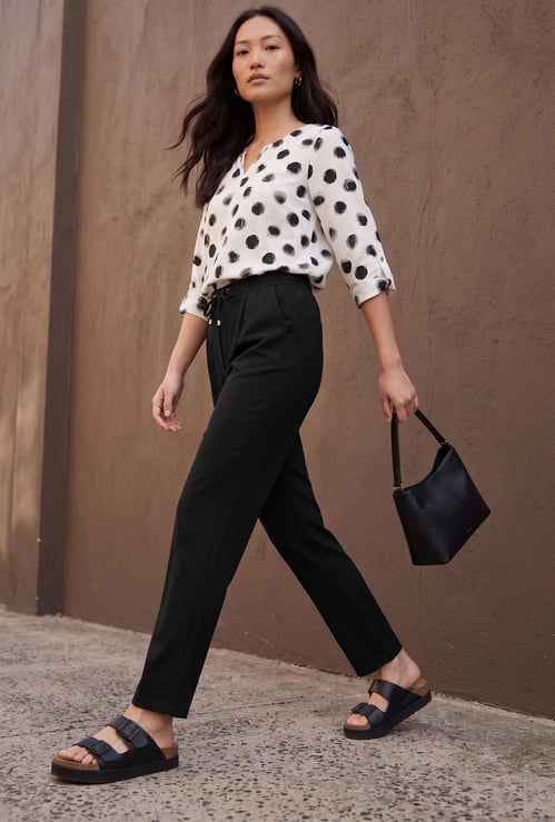 Women Solid Trousers