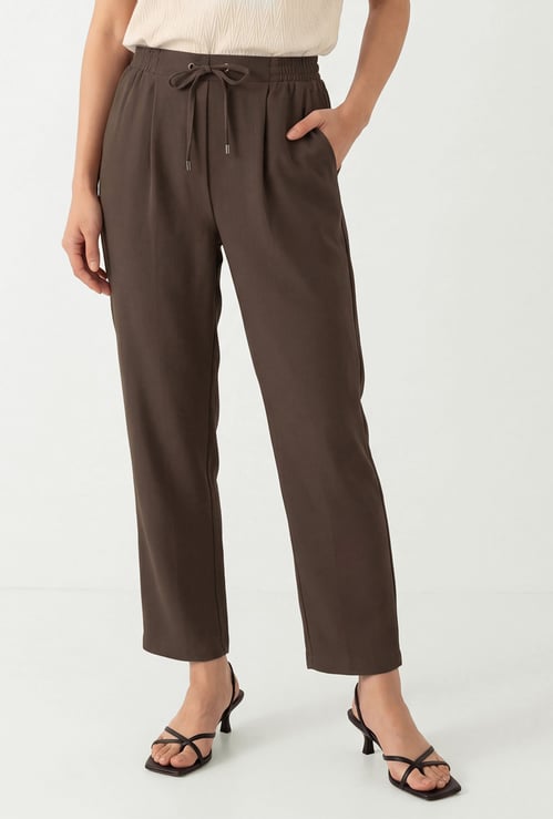 Women Solid Trousers