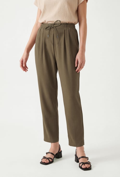 Women Solid Trousers