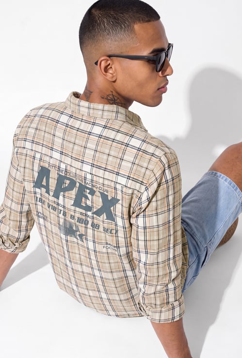 URB_N Men Checked Shirt