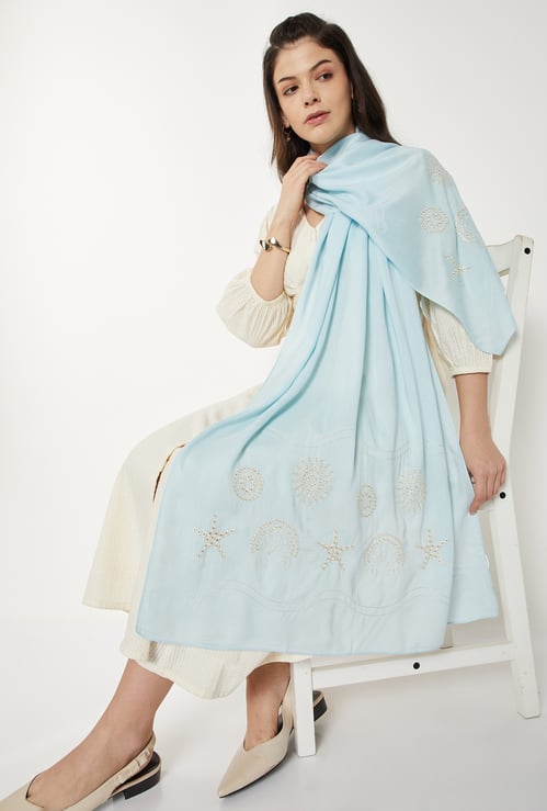 Women Embroidered Scarf