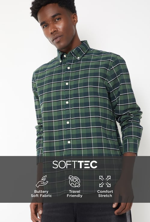 Men Checked Regular Fit Shirt