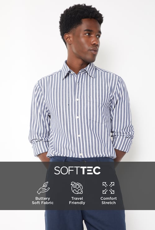 Men Striped Regular Fit Shirt