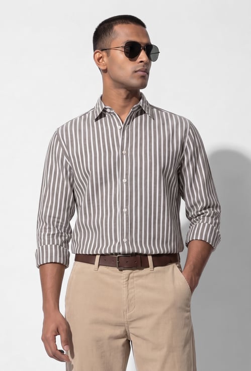 Men Striped Regular Fit Shirt