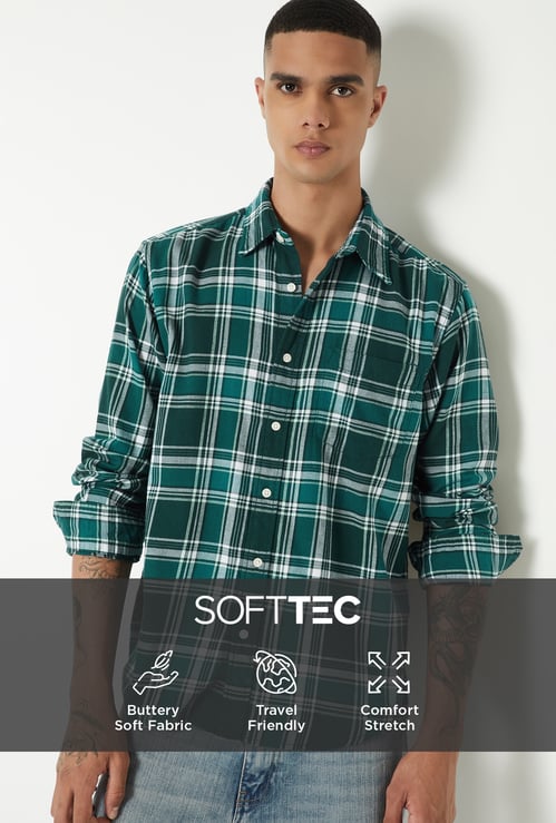 Men Checked Regular Fit Shirt