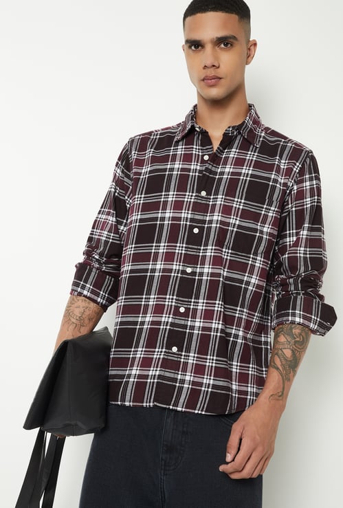 Men Checked Regular Fit Shirt