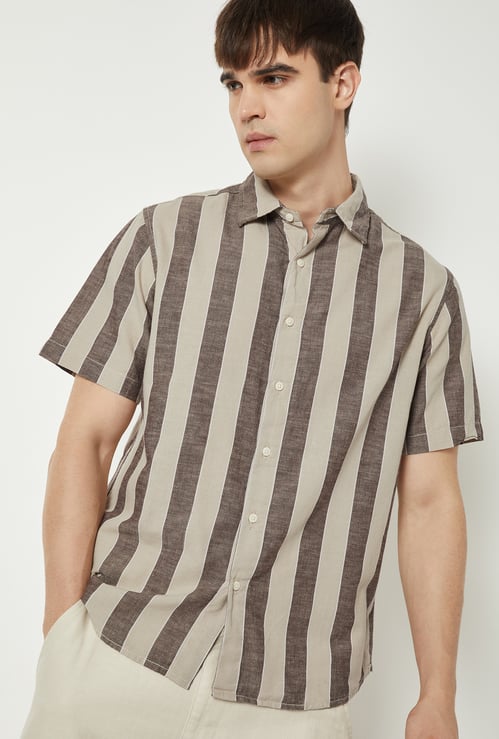 Men Striped Regular Fit Shirt