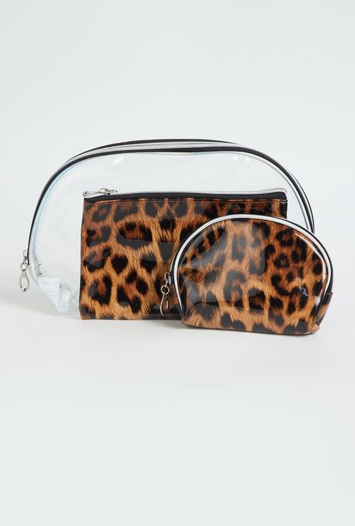Women Printed Pouch Set - Pack of 3