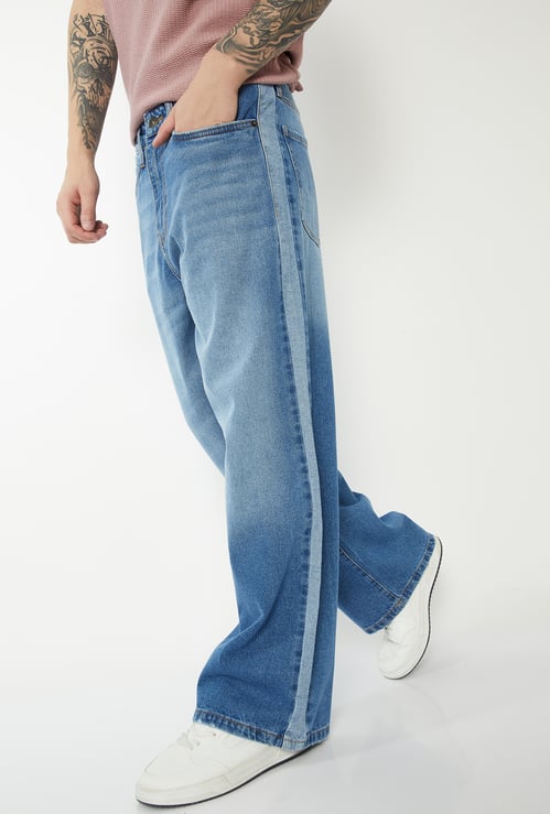 Men Loose-Fit Baggy Jeans