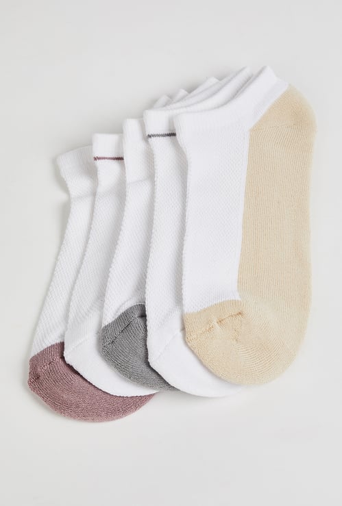 Women Assorted Sports Ankle Length Socks - Pack of 5