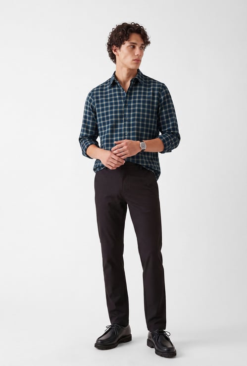 Men Checked Regular Fit Shirt
