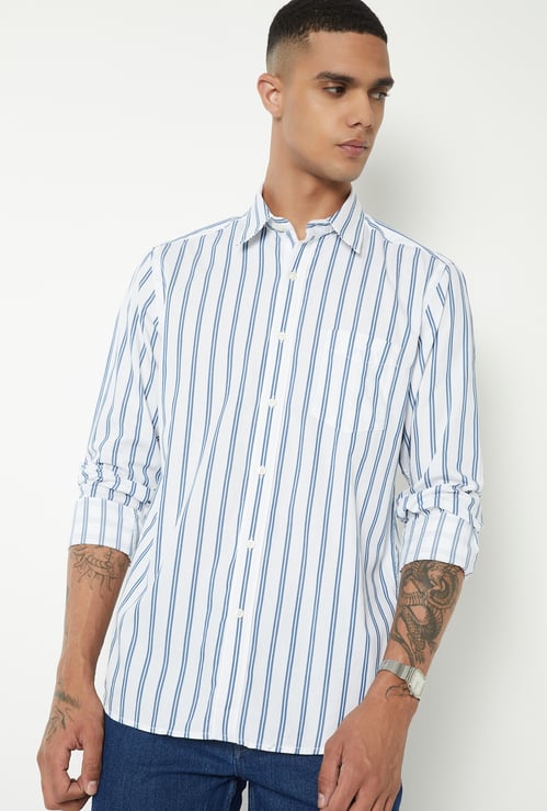 Men Striped Regular Fit Shirt
