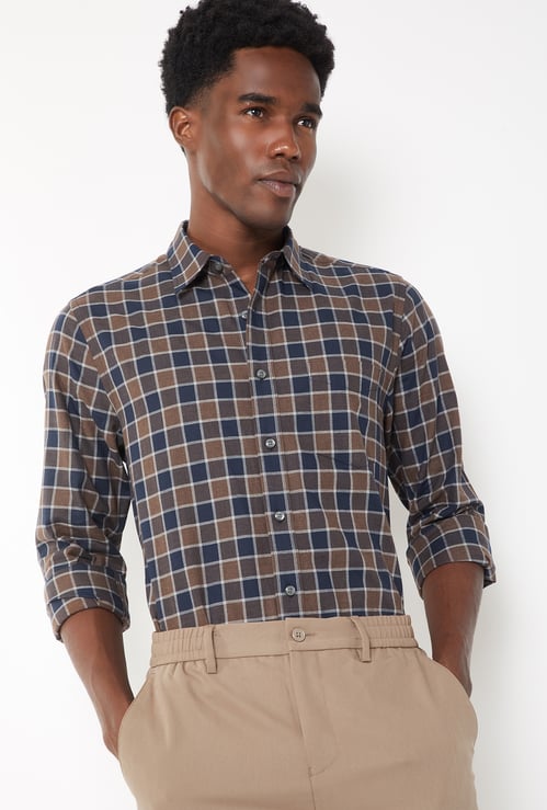 Men Checked Regular Fit Shirt