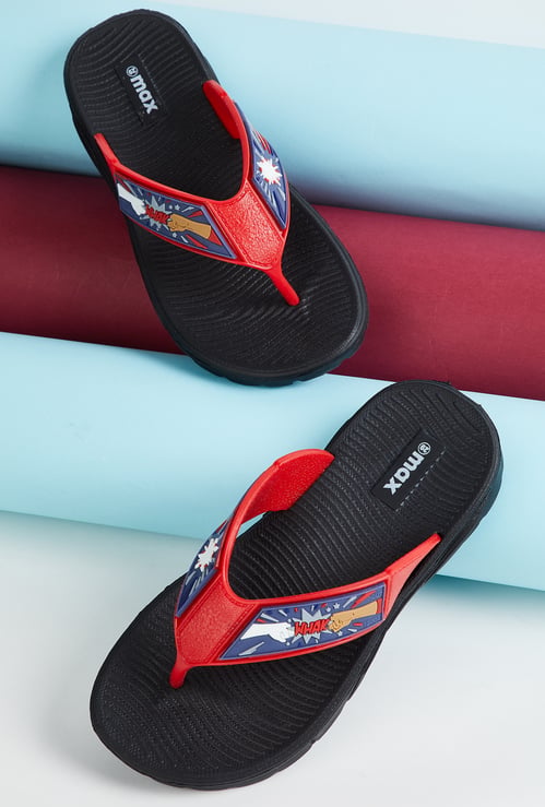 Boys Textured Flip Flops