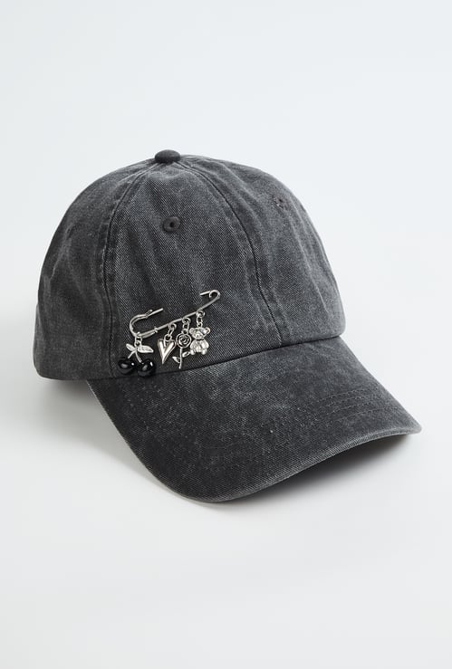 Women Lapel-Pinned Cap