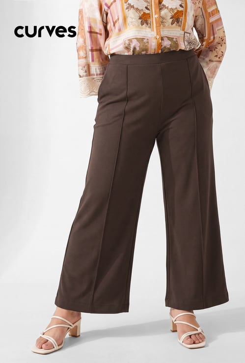 Women Solid Relaxed Trousers