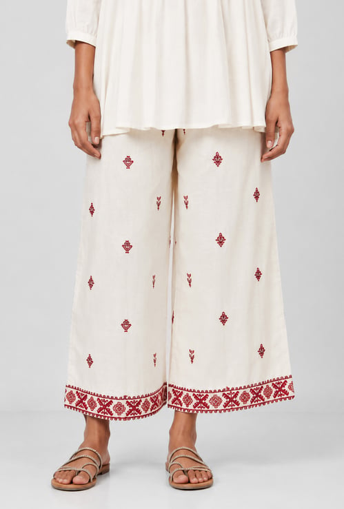 Women Embroidered Palazzo