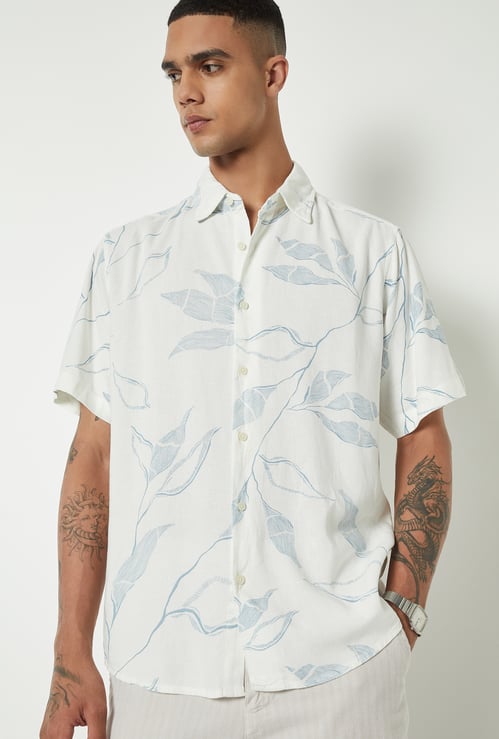 Men Floral Print Regular Fit Shirt