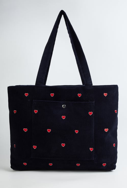 Women Heart Design Tote Bag