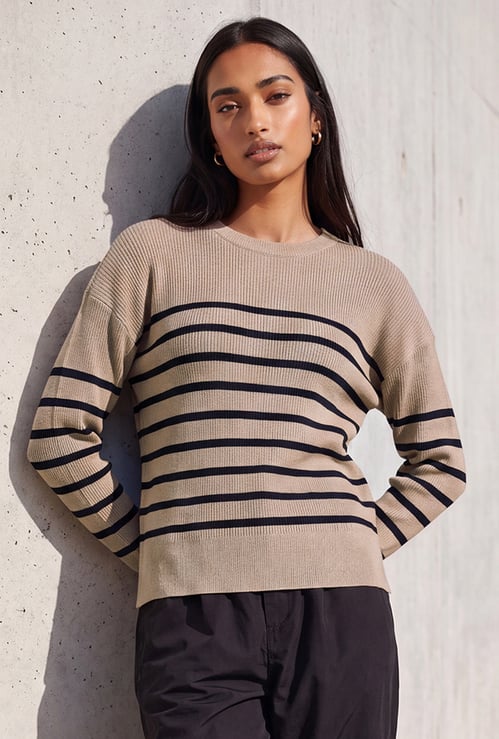 Women Striped Sweater