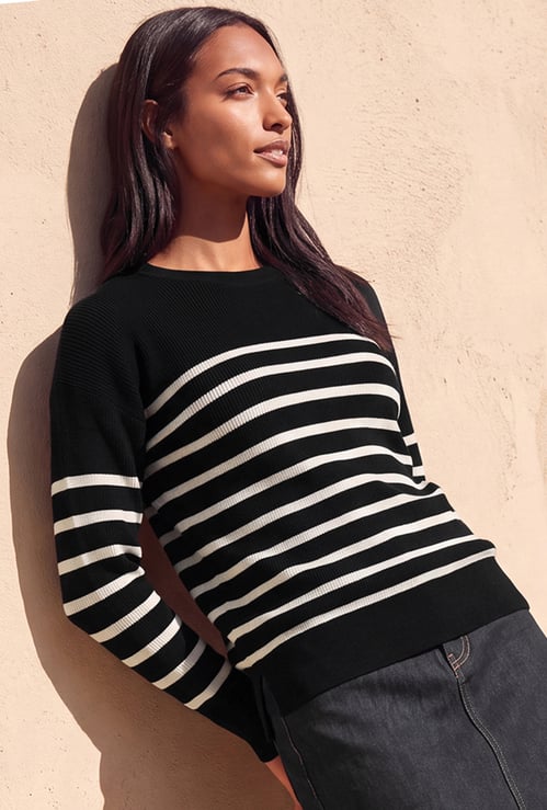 Women Striped Sweater