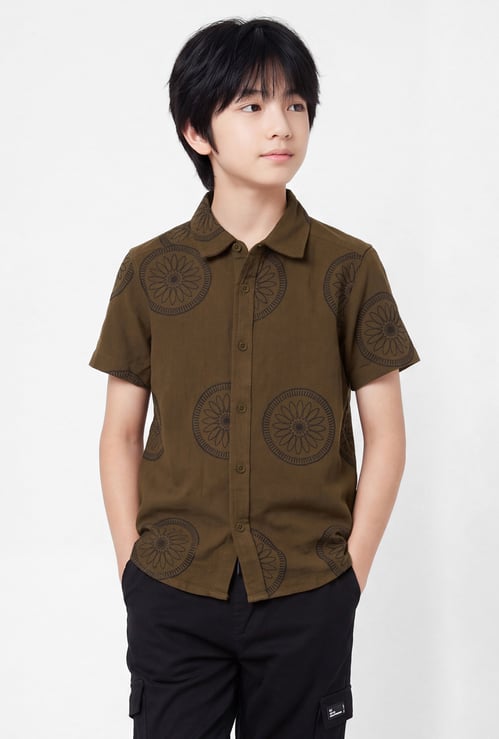 Boys Embroidered Shirt