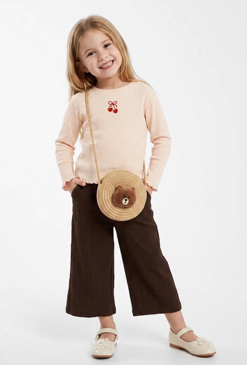 Girls Embroidered Top