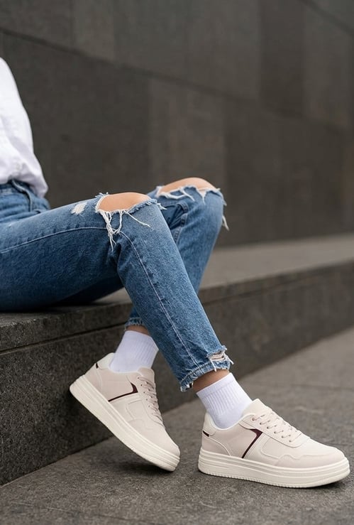 Women Solid Sneakers
