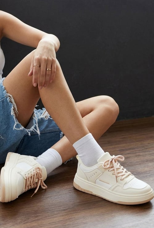 Women Perforated Sneakers