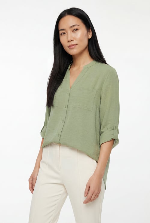 Women Solid Blouse