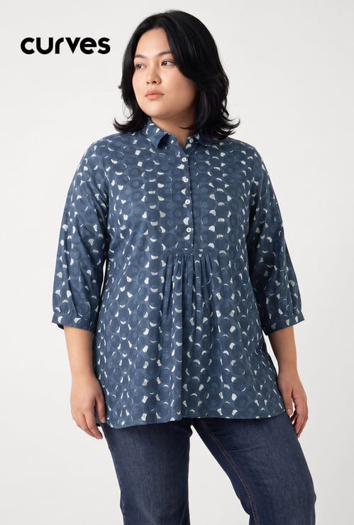 Women Printed A-line Kurti