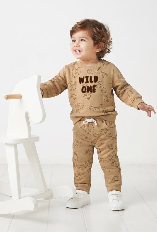 Boys Printed Trousers Set