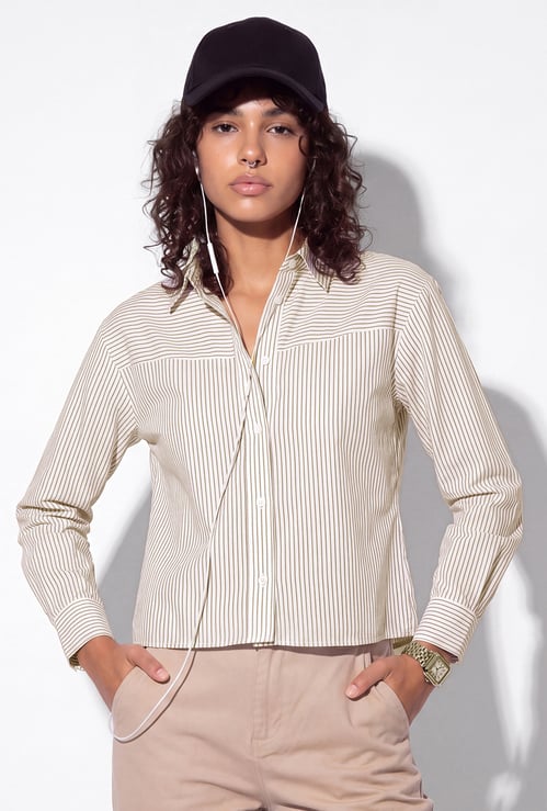URB_N Women Striped Shirt