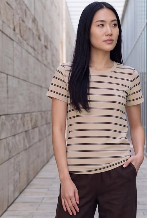 Women Striped T-shirt