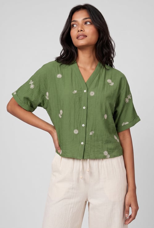 Women Embroidered Top