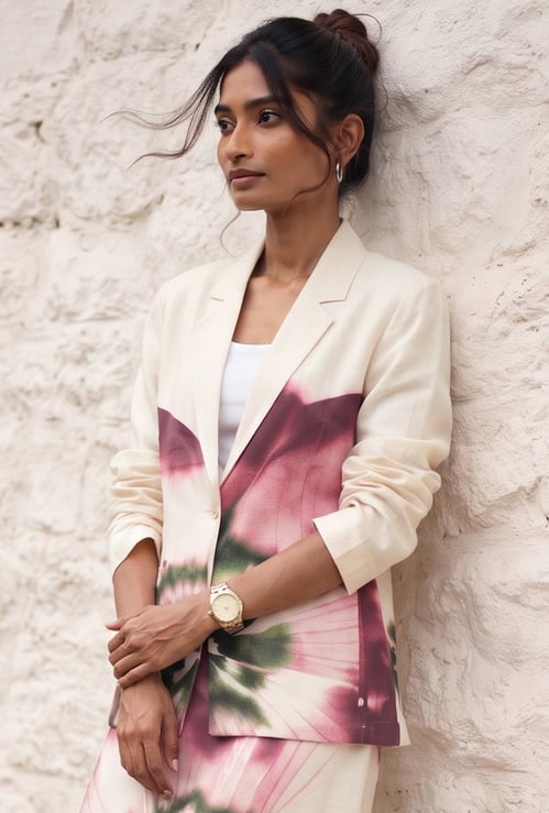 Women Printed Blazer